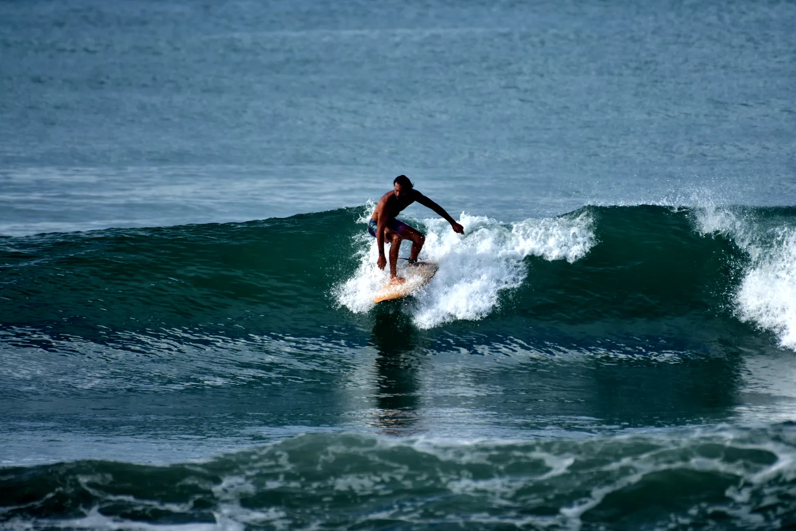 Surfing Playa Hermosa behind Casa Lapa