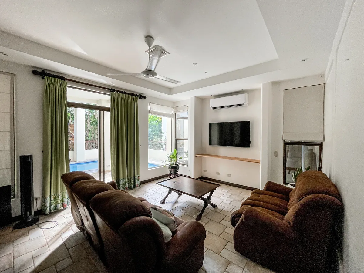 Private Pool Two-Bedroom – living room 01